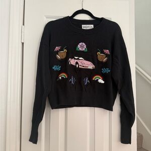 Wildfox Miami Getaway Sweatshirt Size Small